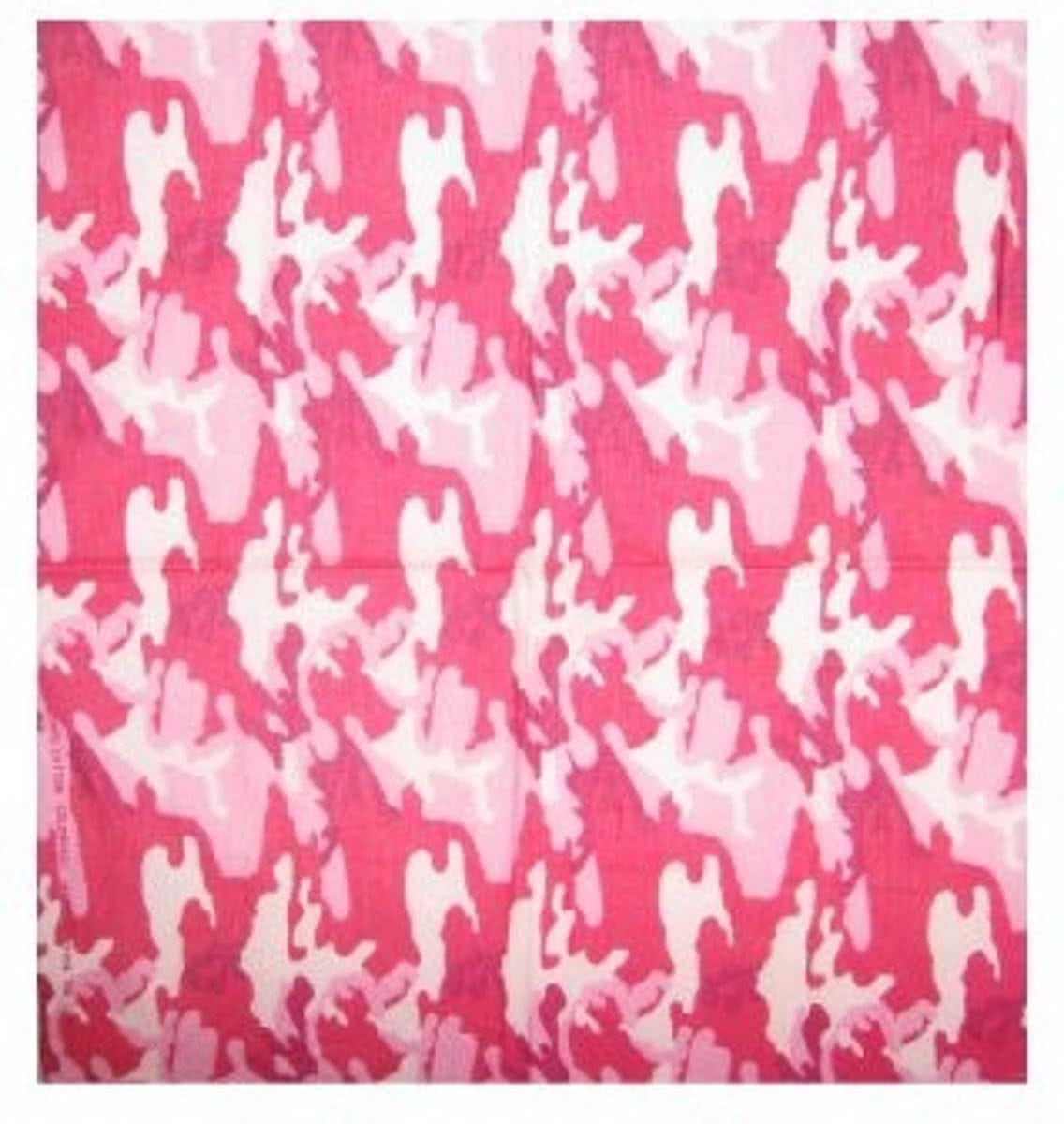 Bandana camouflage pink