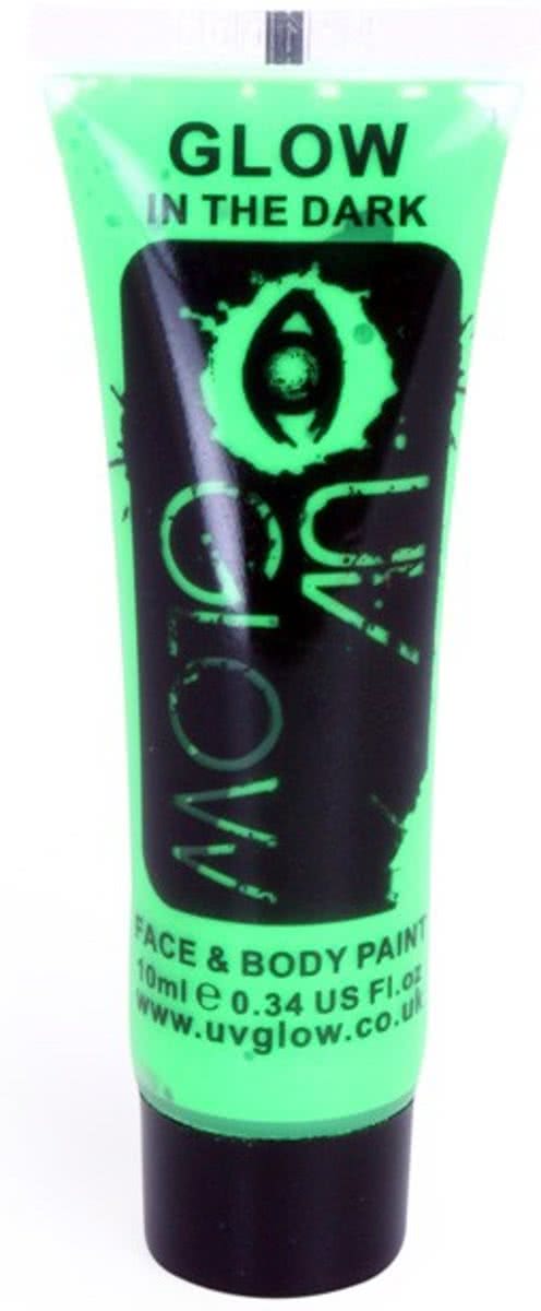 Glow in the Dark Face & Body paint Groen 10 ml