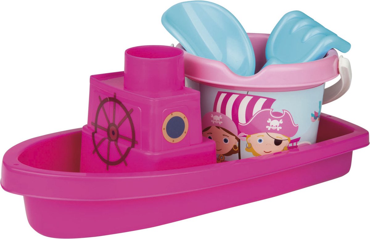 Standset Piraten Boot Roze