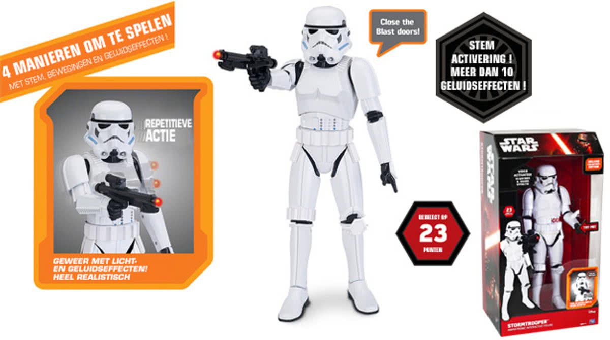 Star Wars Classic - Storm Trooper Interactive - 44 cm