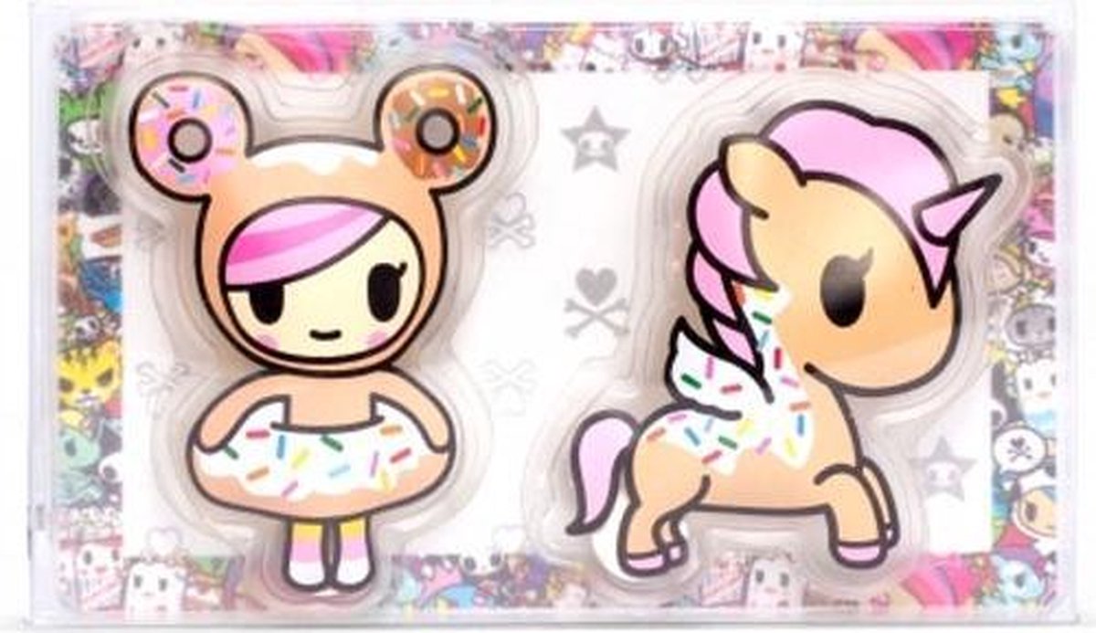 Thumbsup! Handwarmers Tokidoki Donutella 10 Cm Transparant 2 Stuks