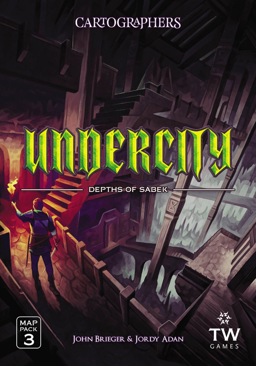 Cartographers Map Pack 3: Undercity – Depths of Sabek