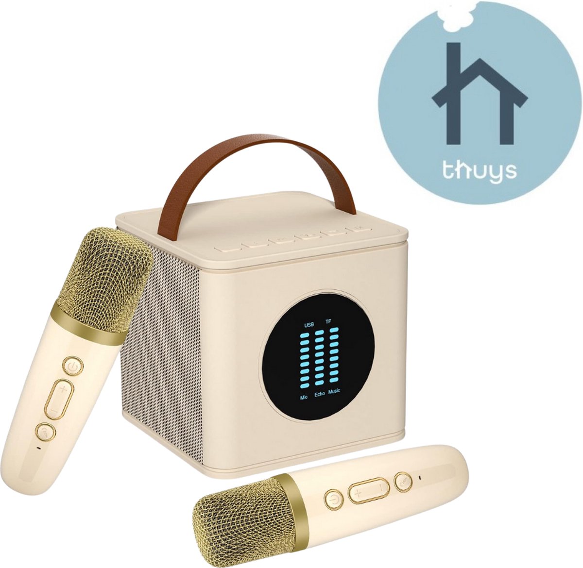   - Karaoke Set Voor Volwassenen - Karaoke Set Met 2 Microfoons - Karaoke Set Voor Tv - Karaoke Set Met Draadloze Microfoons - Geavanceerde Kwaliteit