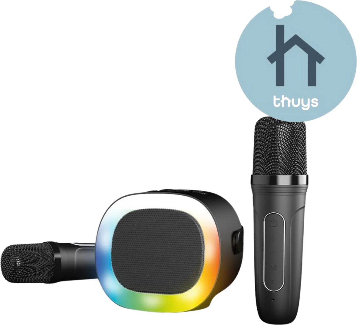   - Karaoke Set Voor Volwassenen - Karaoke Set Met 2 Microfoons - Karaoke Set Voor Tv - Karaoke Set Met Draadloze Microfoons - Geavanceerde Kwaliteit