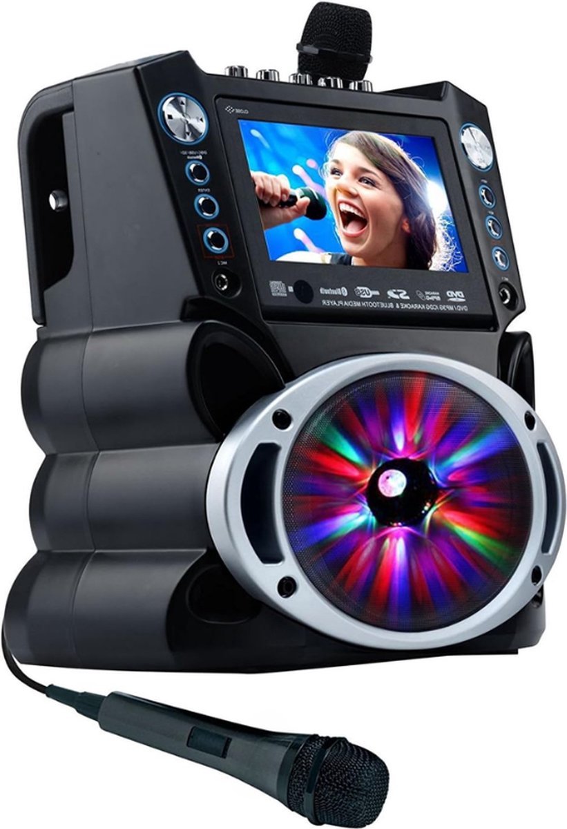   – GF843 Karaoke Systeem – Met 2 Microfoons