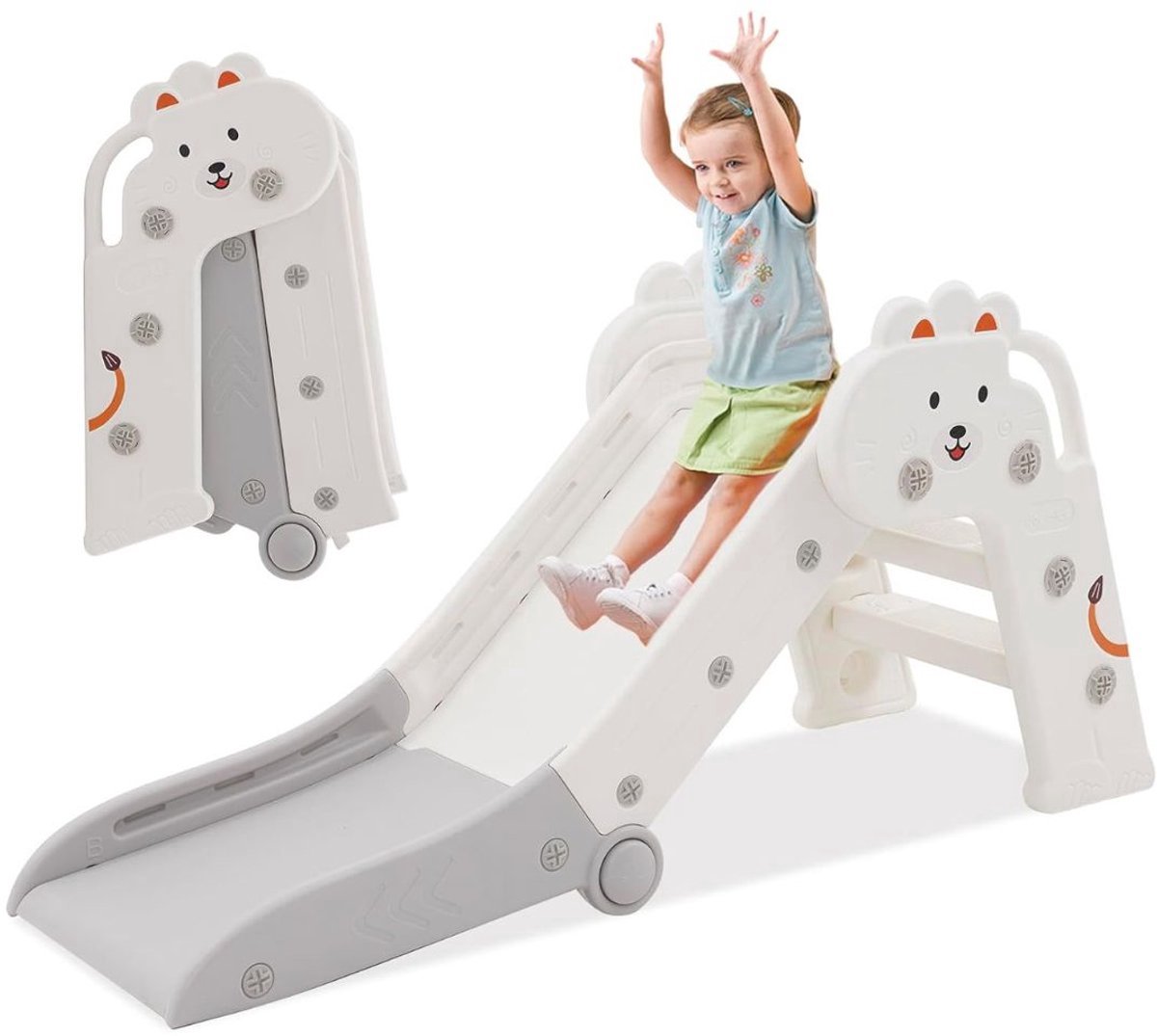   –   Peuter – Voor Binnen En Buiten – ‎111 x 37 x 54cm – Grijs