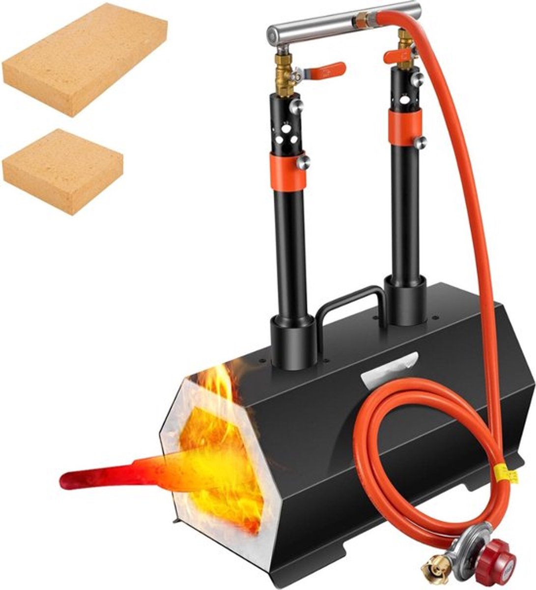   – Luxe Smeltoven – Metaal Smeltoven – Smeltkroes – Met Schroefdraad – Beginnen met Smeden – Metaal – Zwart