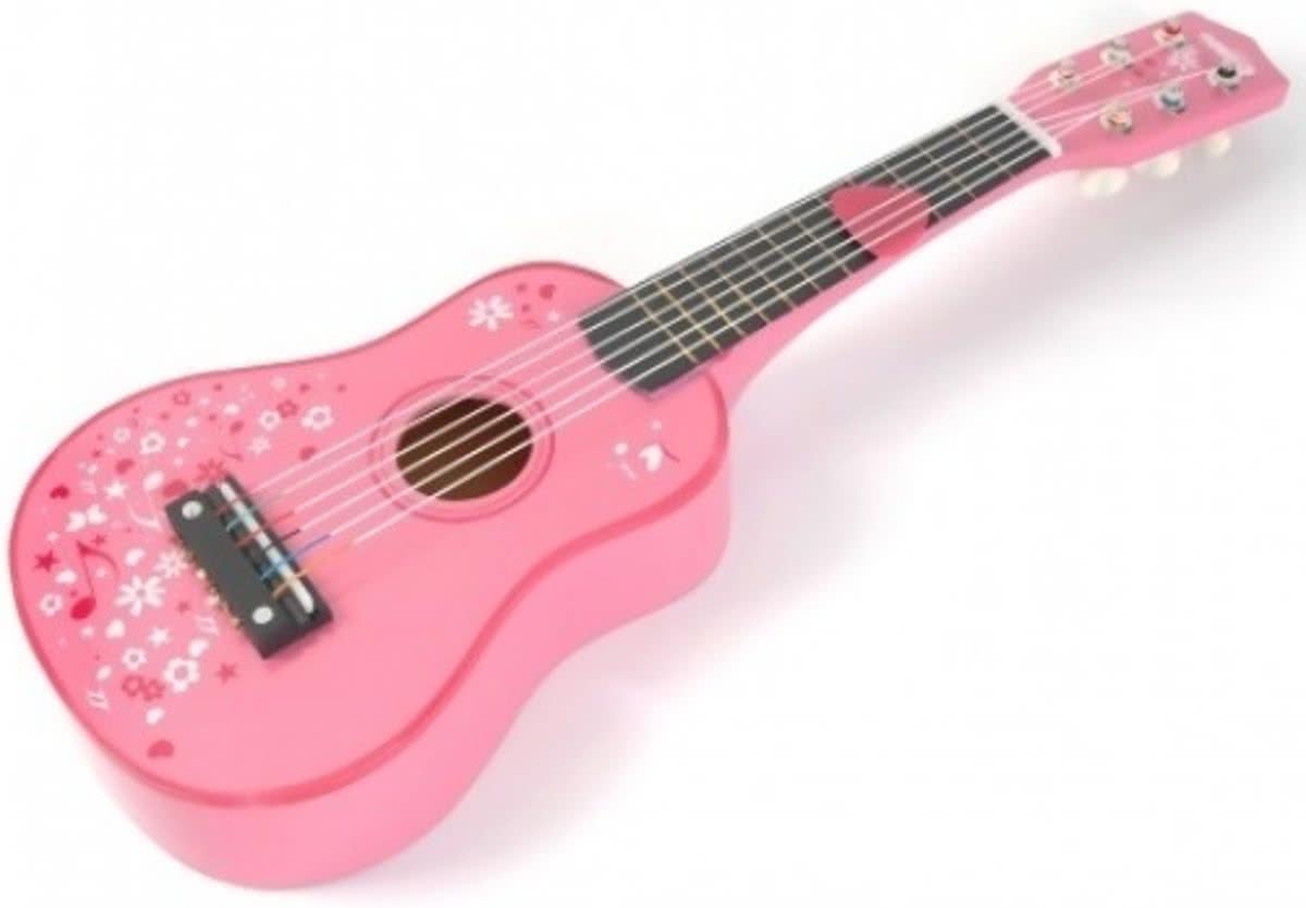 Tidlo Houten Gitaar Roze