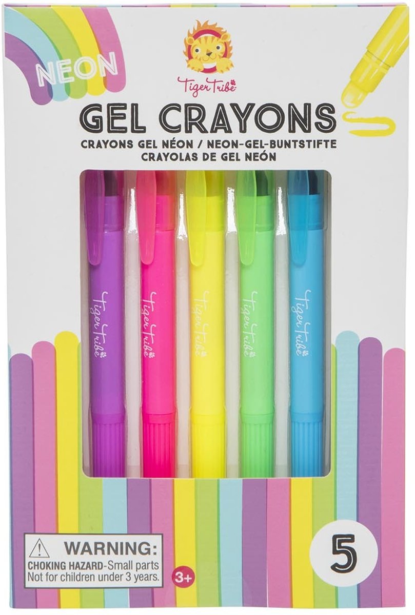 Tiger Tribe Neon Gel Crayons