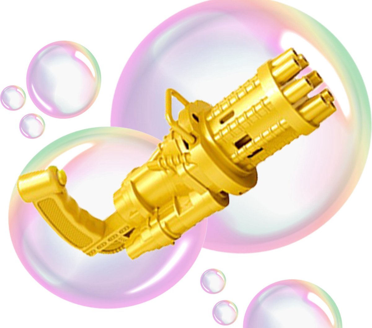 Goud Mini Bubble Machine - Bellenblaas Pistool - Bubble Gun - Bellenblazer - Bellenblaas  - Speelgoed - Kinderen Kado van Tiktok