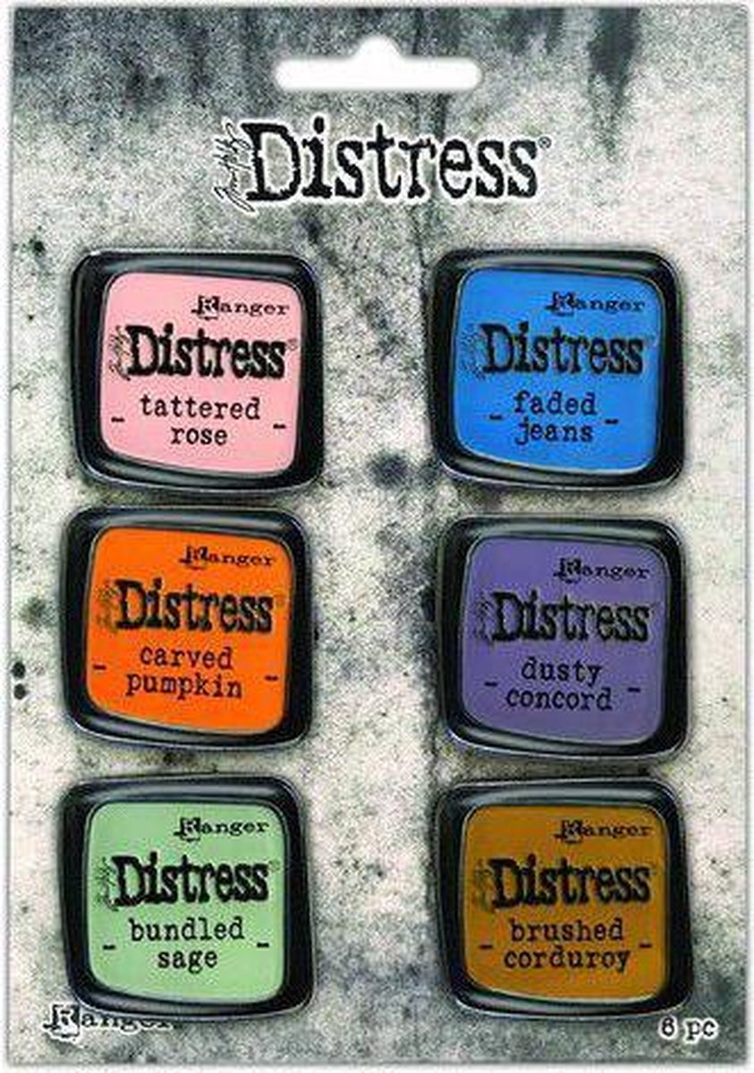 Ranger Distress Pin-Carded -Distress Pin Set 8 - 6 st TDZS73505 Tim Holtz