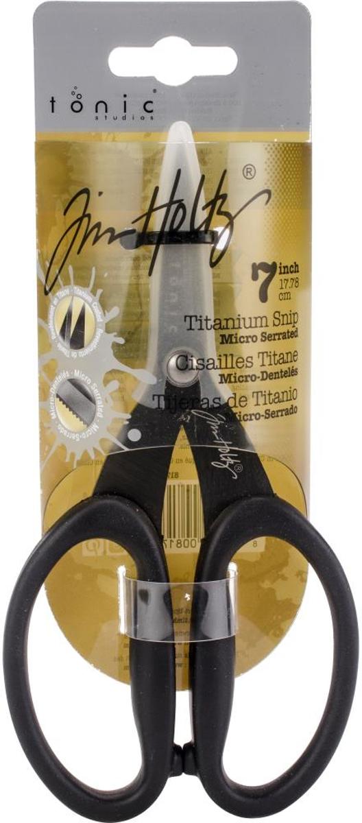 Tim Holtz - Non-Stick Micro getande schaar -  17.76cm