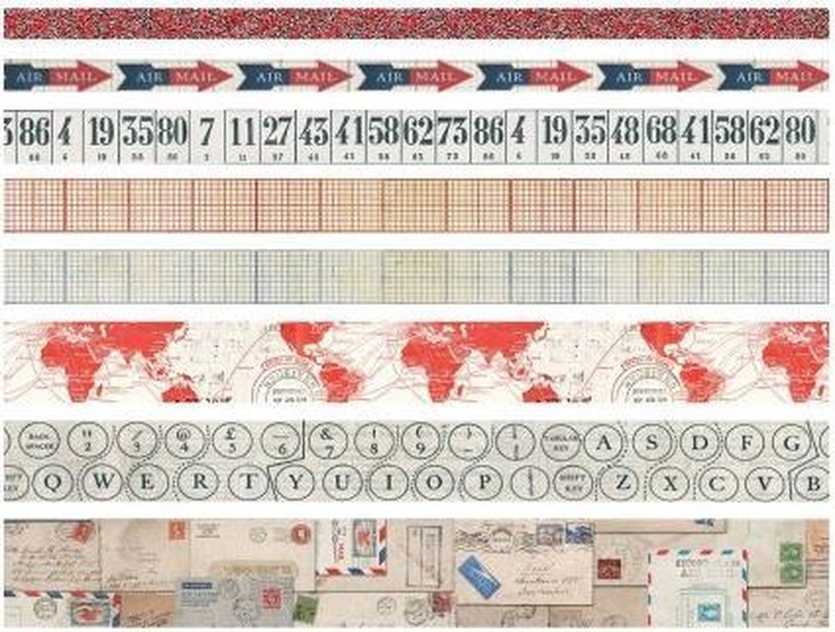 Idea-ology • Tim Holtz design tape postal - 1 stuk