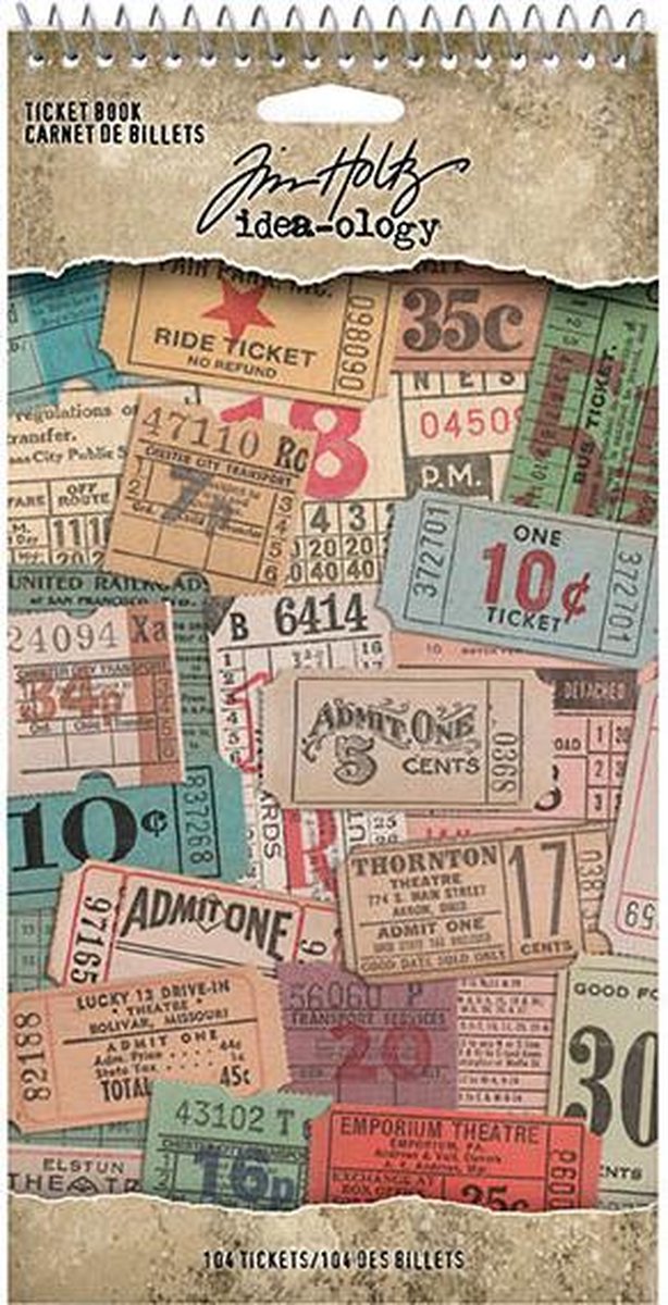 Tim Holtz Idea-ology Ticket Book (TH94036)