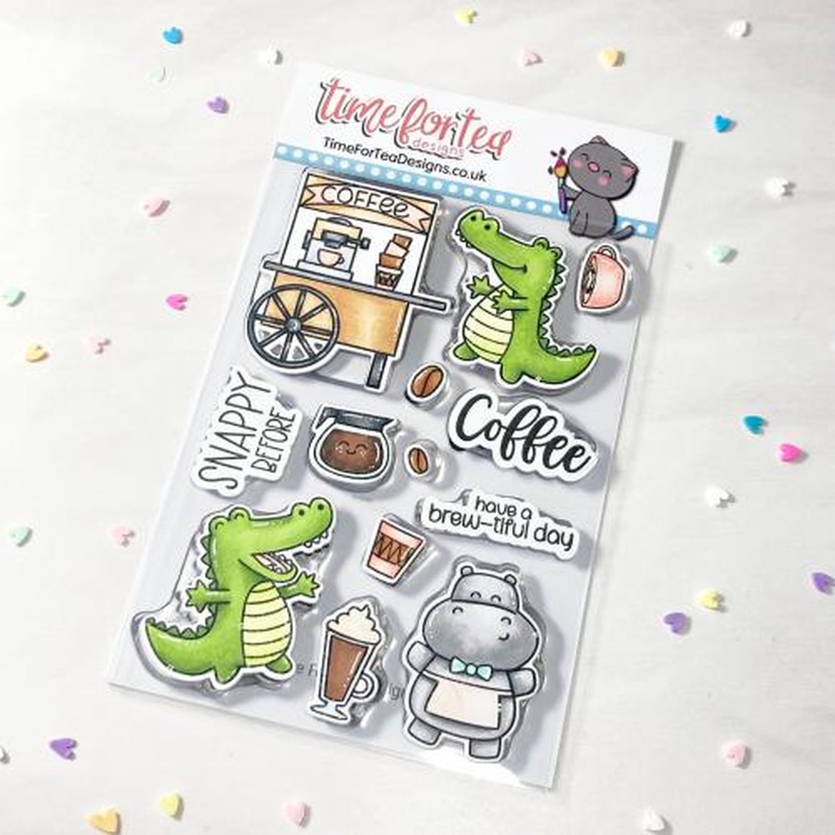 Snappy Before Coffee Clear Stamps (T4T/727/Sna/Cle) (DISCONTINUED)