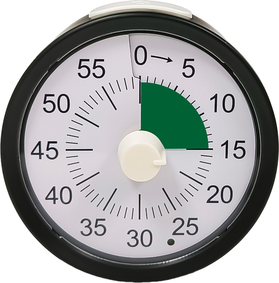   - Timer - Zwart/Groen - Rond - Klok - Tijd - Kinderen - Volwassenen - Leren - School