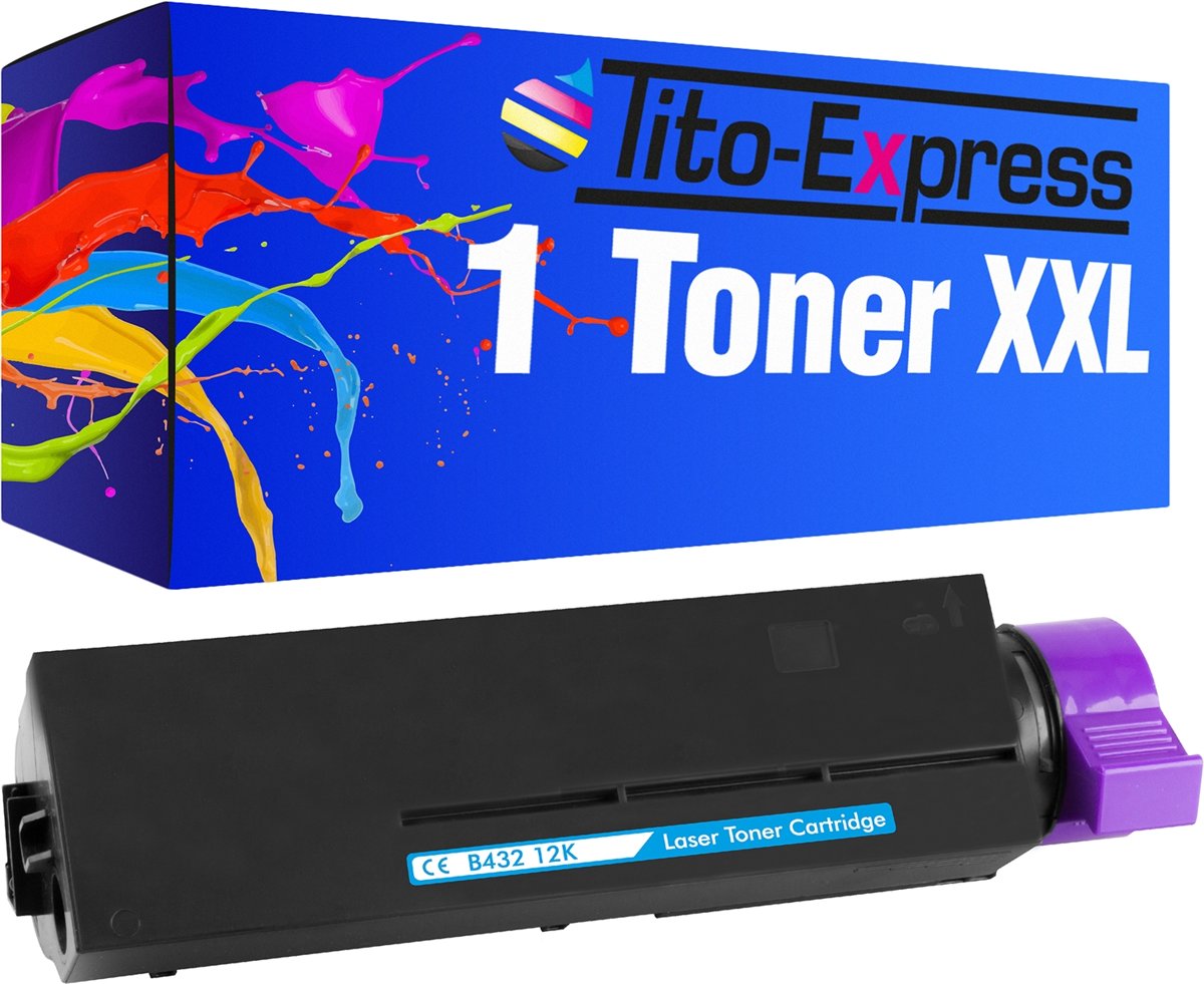 PlatinumSerie® 1 toner alternatief voor Oki B432 45807111 XXL black 12,000 paginas XXL