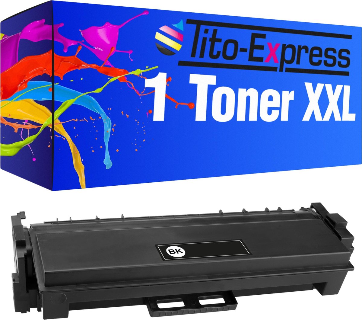 Tito-Express Platinum Serie 1 Toner XXL compatibel met HP W2070A W2071A W2072A W2073A 117A