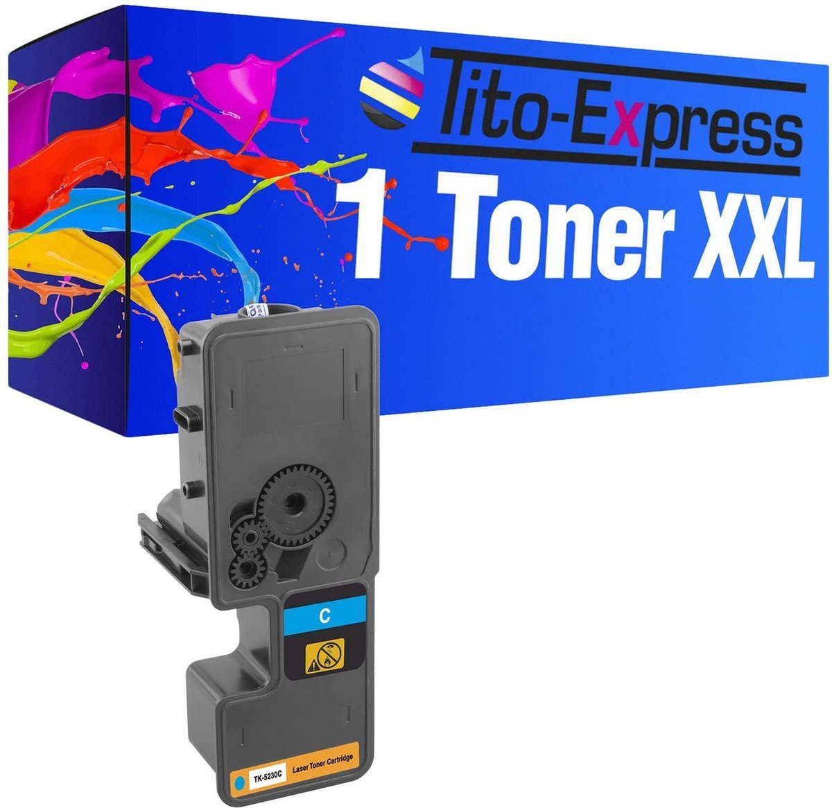 Tito-Express Platinum Serie 1 Toner cartridges XXL compatibel met Kyocera TK5240 TK 5240 TK-5240 Cyaan