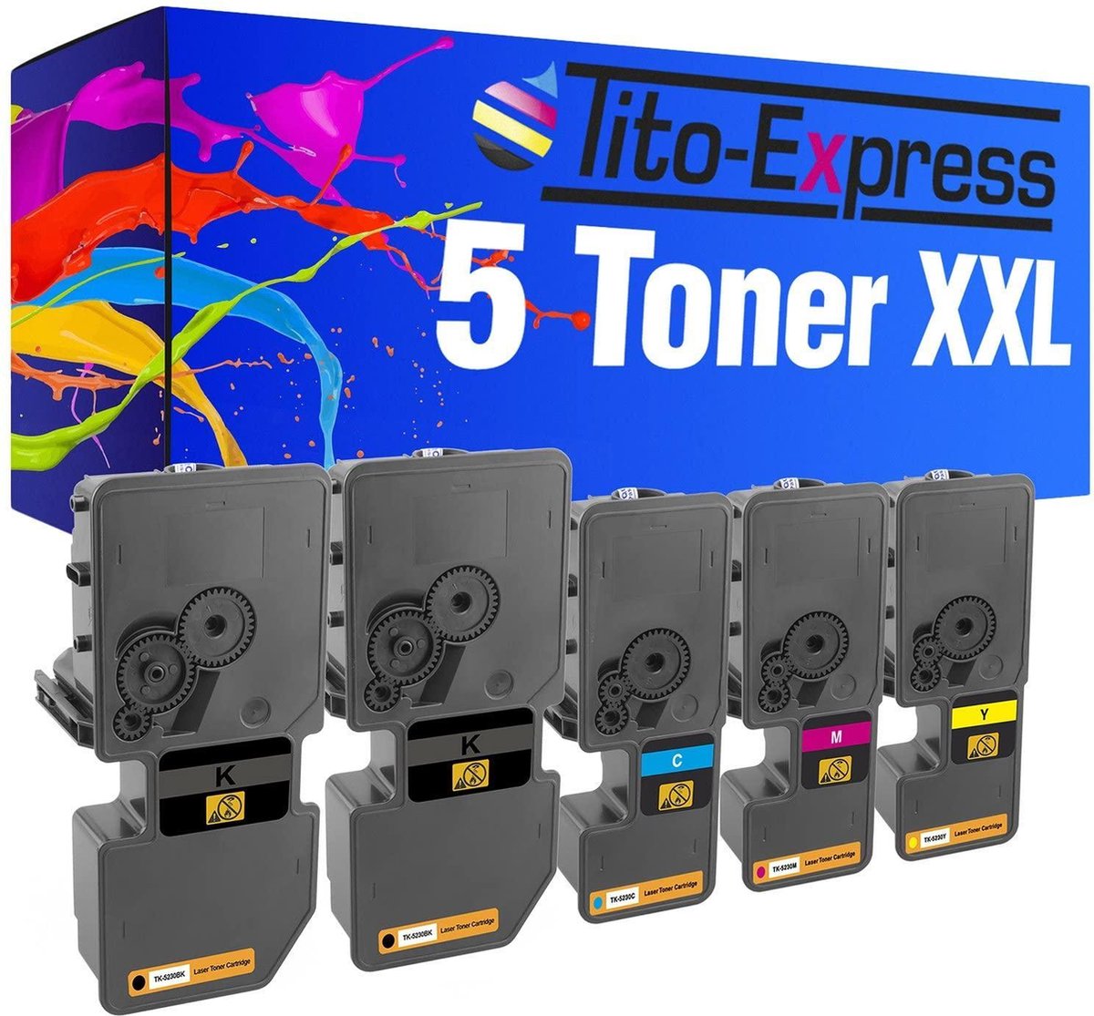 Tito-Express Platinum Serie 5 Toner cartridges XXL compatibel met Kyocera TK5240 TK 5240 TK-5240