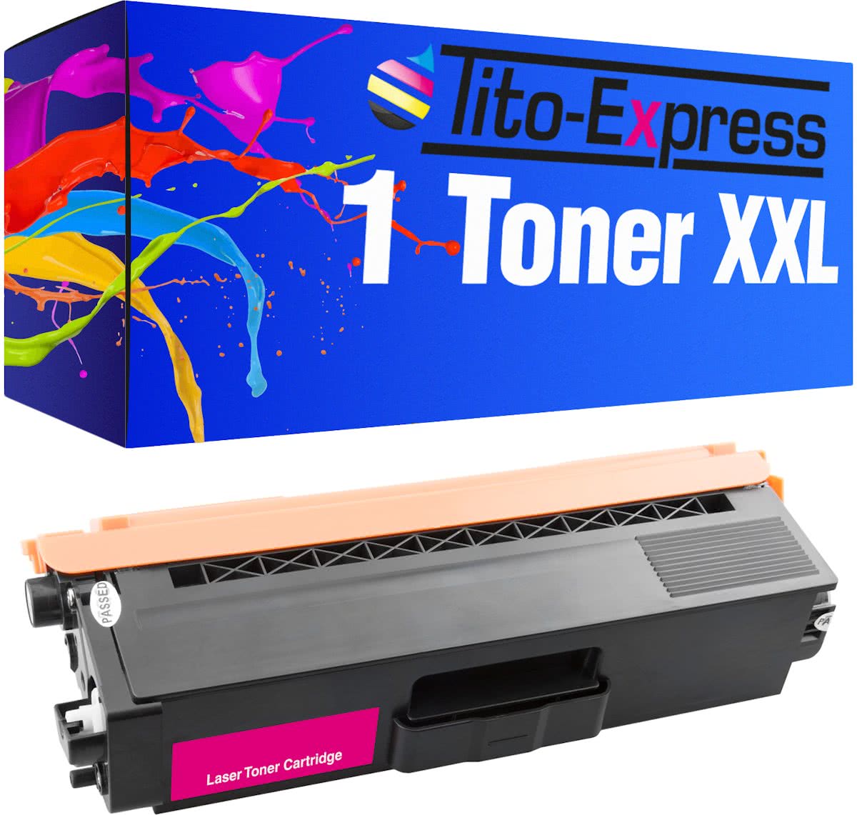 Tito-Express PlatinumSerie 1 Toner XXL PlatinumSerie voor compatibel Brother TN-325 Magenta