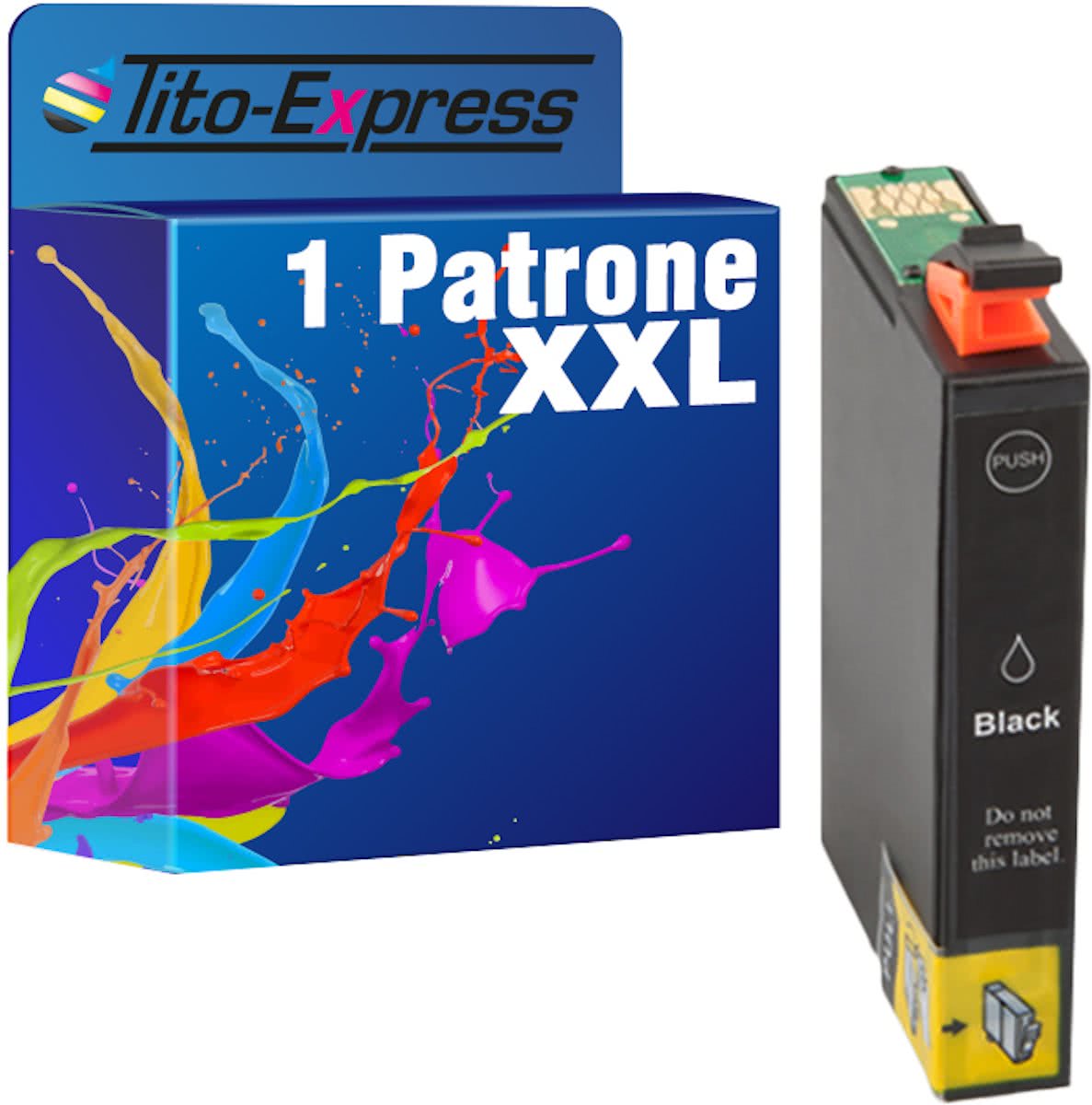 Tito-Express PlatinumSerie PlatinumSerie1 Cartridge XXL (Black). Compatible voor Epson TE1811