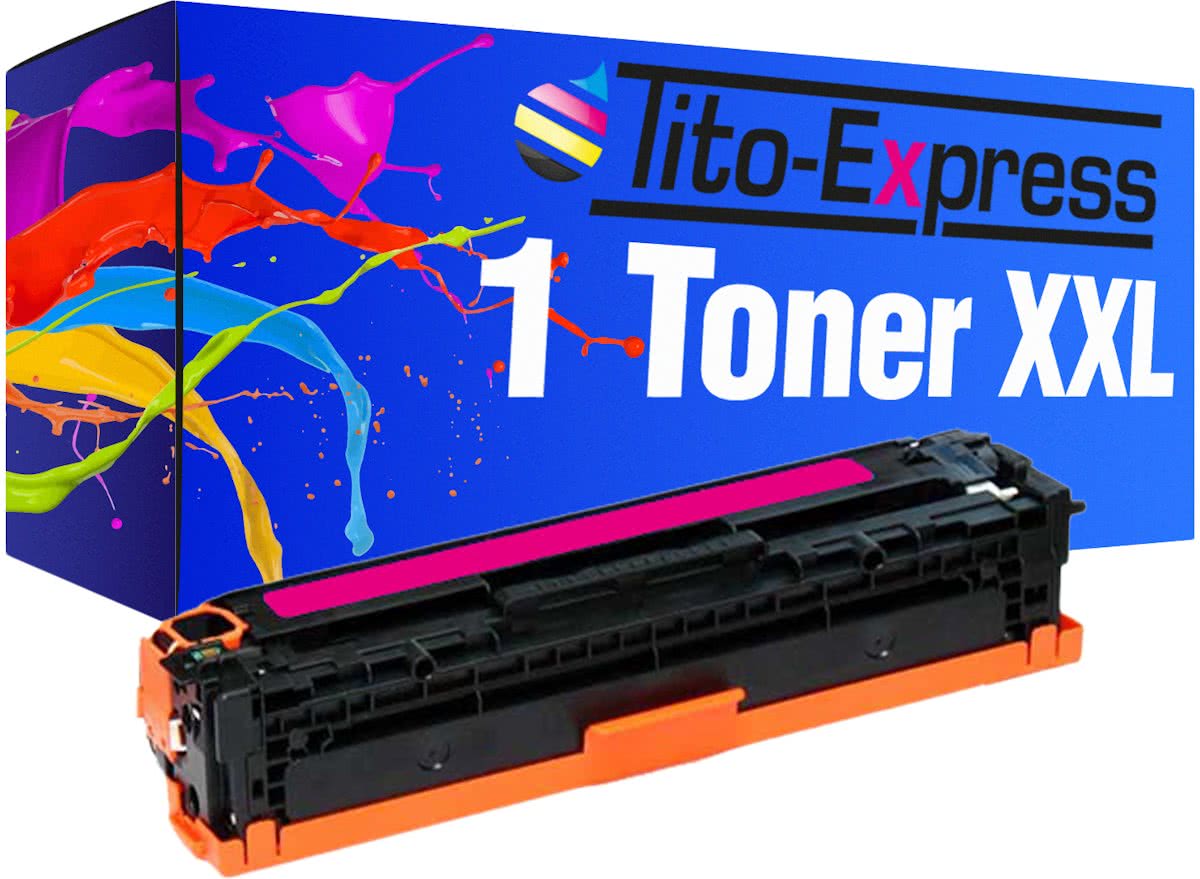 Tito-Express PlatinumSerie PlatinumSerie® 1 Toner XL Magenta voor HP CE323A 128A Laserjet CP1525 CP1525N CP1525NW Laserjet Pro CP1525 CP1525N CP1525NW CM1415FN CM1415FNW