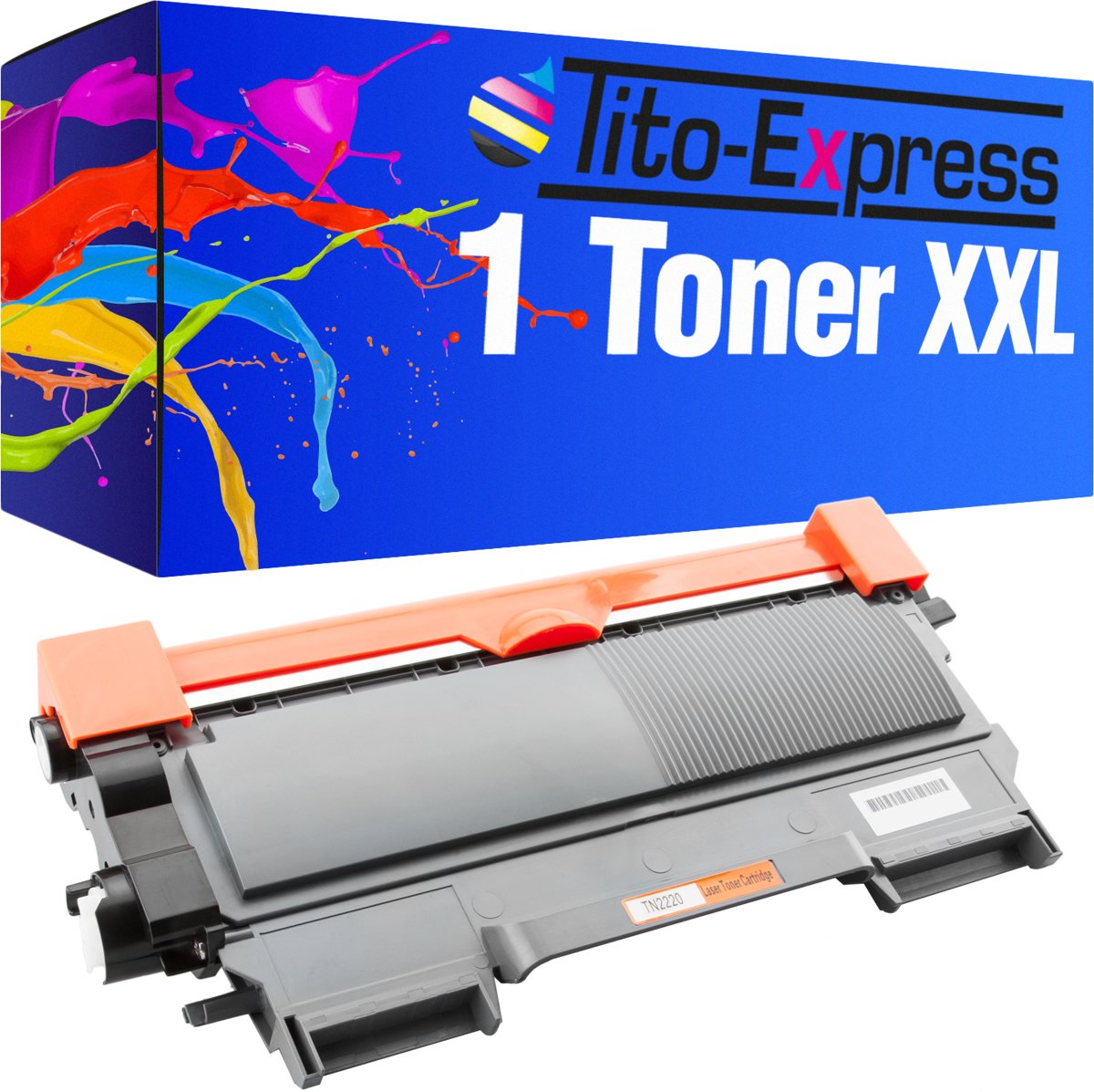 Tito-Express PlatinumSerie PlatinumSerie® 1 XL toner compatibel brother TN-2220 HL-2200 Series / HL-2215 / HL-2220 / HL-2230 / HL-2240 / HL-2240 D / HL-2240 L / HL-2240 DR / HL-2250 DN / HL-2250 DNR / HL-2270 DW / HL-2275 DW / HL-2280 DW / MFC-7360