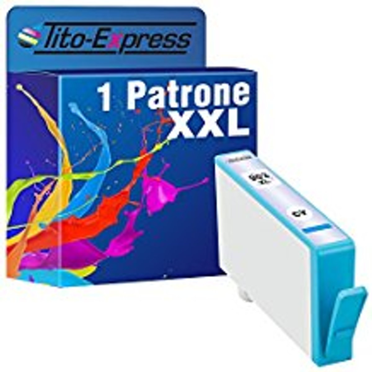 Tito-Express PlatinumSerie PlatinumSerie® 1 inktpatroon XXL Cyaancompatible voor HP 903XL OfficeJet Pro C 6860 Series 6868 6950 6960 HP OfficeJet Pro 6860 Series / 6868 / 6950 / 6960 / 6970 / 6975