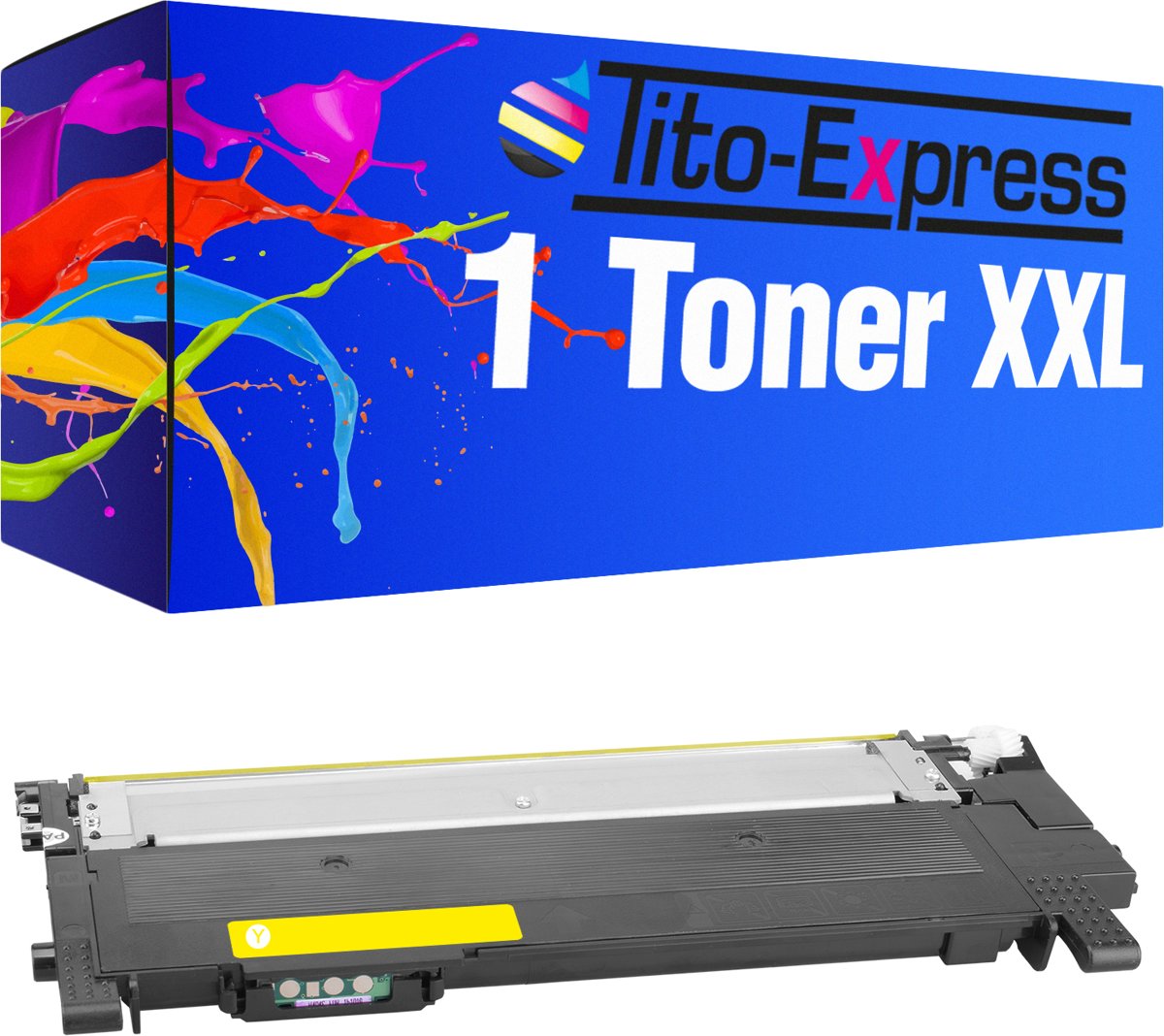 Tito-Express PlatinumSerie PlatinumSerie® 1 toner compatibel met Samsung CLT-Y404S 1000 paginas geel XL C430 / C430 W / C430 Series / C480 W / C480 FN / C480 FW / C480 Series / C480 / SL-C430 / SL-C430 W / SL-C430 Series / SL-C480 W / SL-C480 FN /