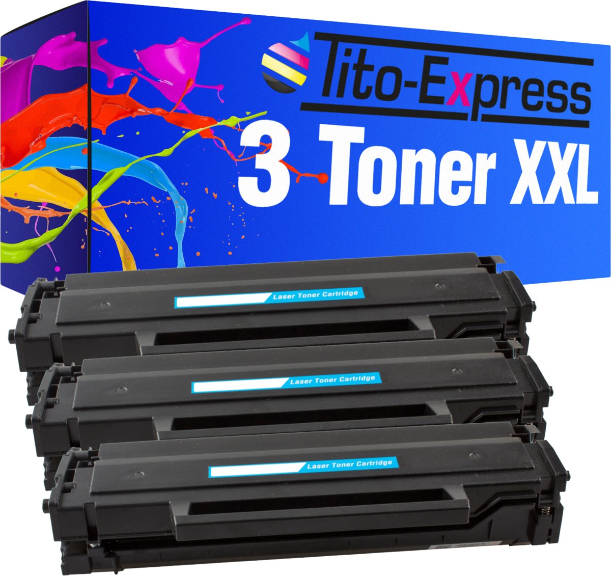 Tito-Express PlatinumSerie PlatinumSerie® 3 x laser toner XXL compatibel met Samsung MLT-D111S Xpress M2020 M2020 W M2021 M2021 W M2022 M2022 W M2026 SL-M2000 serie SL M2022 SL M2022 W SL-M2026 M2020 / M 2020 / M2020W / M 2020 W / M2021 / M