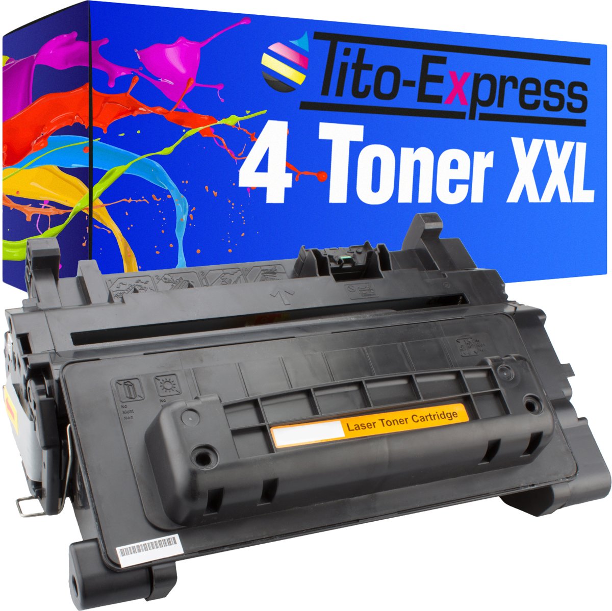 Tito-Express PlatinumSerie PlatinumSerie® 4 toner compatibel voor HP CF281A 81A zwart XXL HP LaserJet Enterprise M604 N / M604 DN / M605 N / M605 X / M605 DN / M606 X / M606 DN / M630 Series / M630 F / M630 H / M630 HM / M630 Z / M630 DN / Troy M604