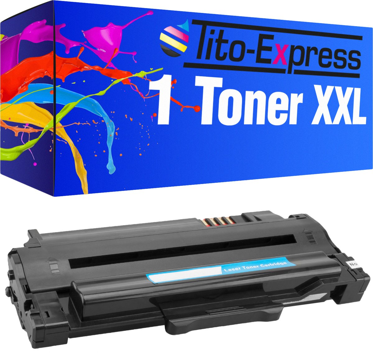 Tito-Express PlatinumSerie PlatinumSerie® toner XL Zwart compatibel met Samsung MLT-D1052L ML-1910 ML-1910 / ML-1910K / ML-1911 / ML-1915 / ML-1915DSP / ML-1915K / ML-1916 / ML-1916K / ML-2525 / ML-2525K / ML-2525W / ML-2526 / ML-2540 / ML-2540R /