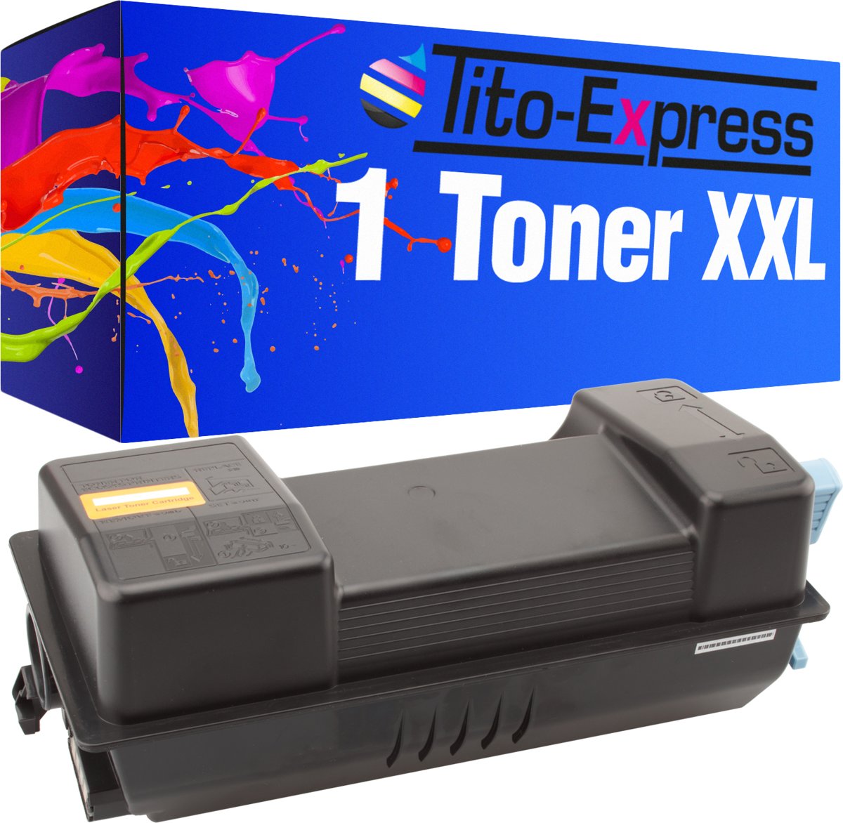 Tito-Express PlatinumSerie PlatinumSerie® zwart compatibel voor toner XXL Kyocera Mita TK-3130 25.000 paginas Kyocera Mita: FS-4200 / FS-4200 DN / FS-4300 / FS-4300 DN Kyocera Mita ECOSYS: M-3550 IDN / M-3560 IDN