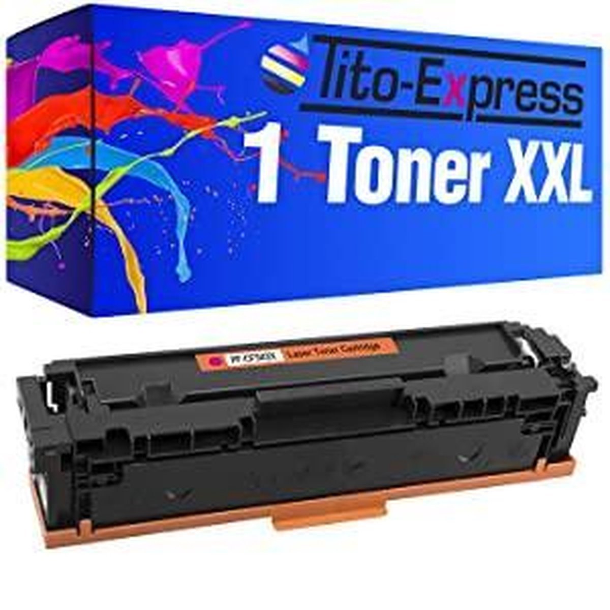 Tito-Express PlatinumSerie® 1 x toner Magenta alternatief voor HP CF543X magenta