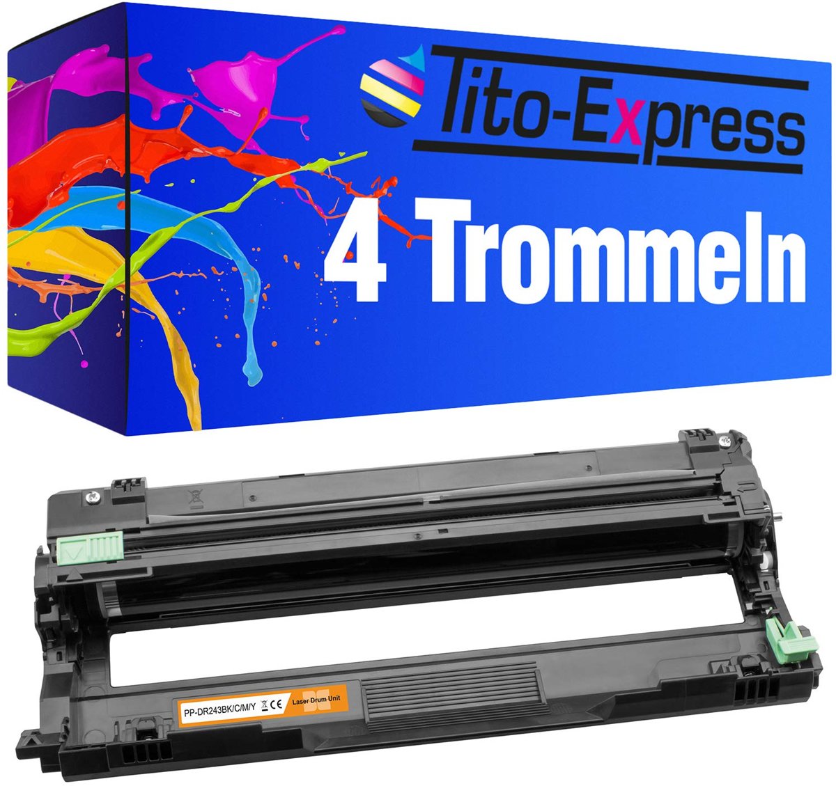 Tito-Express PlatinumSerie® 4 x Drum alternatief voor Brother DR-243