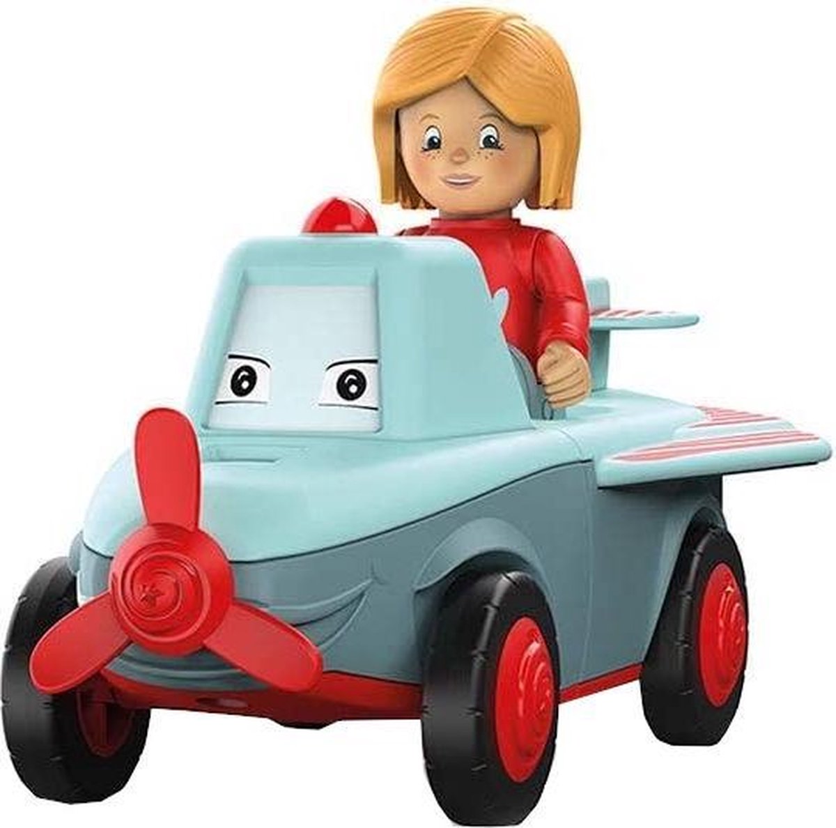 Toddys Speelgoedauto Paula Junior 16,5 Cm Rood/blauw 2-delig