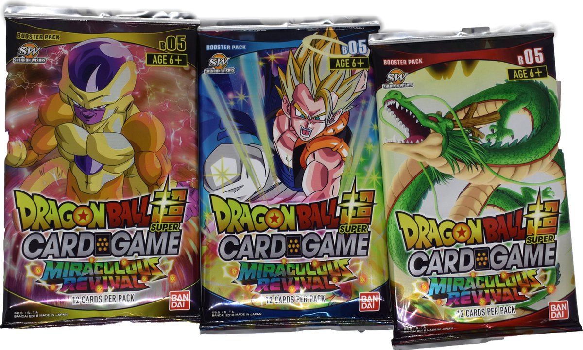 Dragon Ball Super TCG Serie 5 Miraculous Revival Bandai 1x Booster pakje kaarten