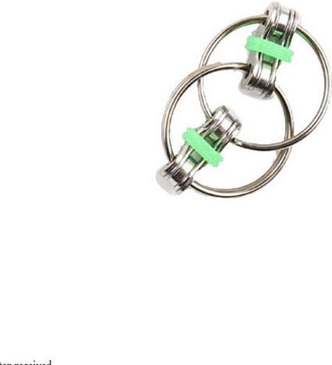 Autisme - ADHD Anti Stress fidget speelgoed - Sleutelhanger - Hand Spinner -   Lager - Tri-Spinner -Groen