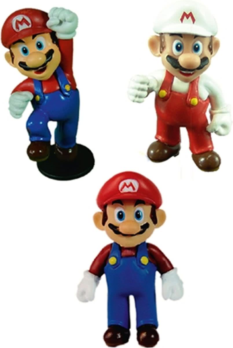 Nintendo Mario : 3 Mini Figuren