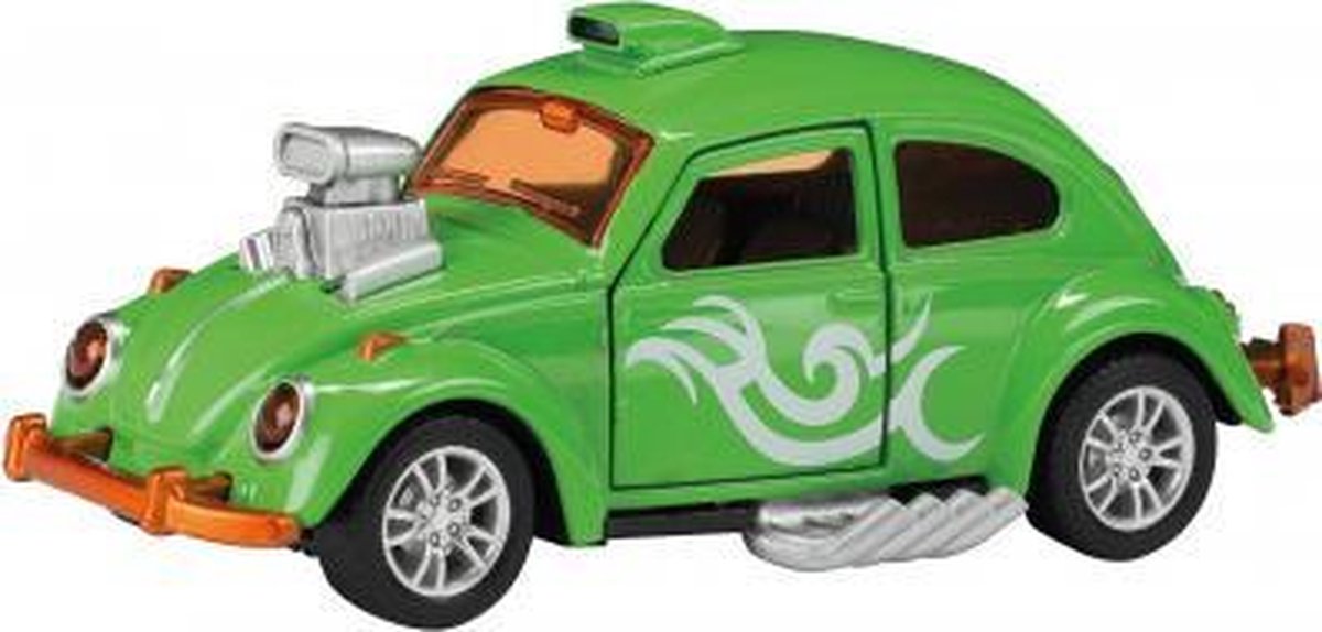 Hot Rod Kever Beetle Metal (Groen) Toi-Toys 13 cm - Modelauto - Schaalmodel - Model auto