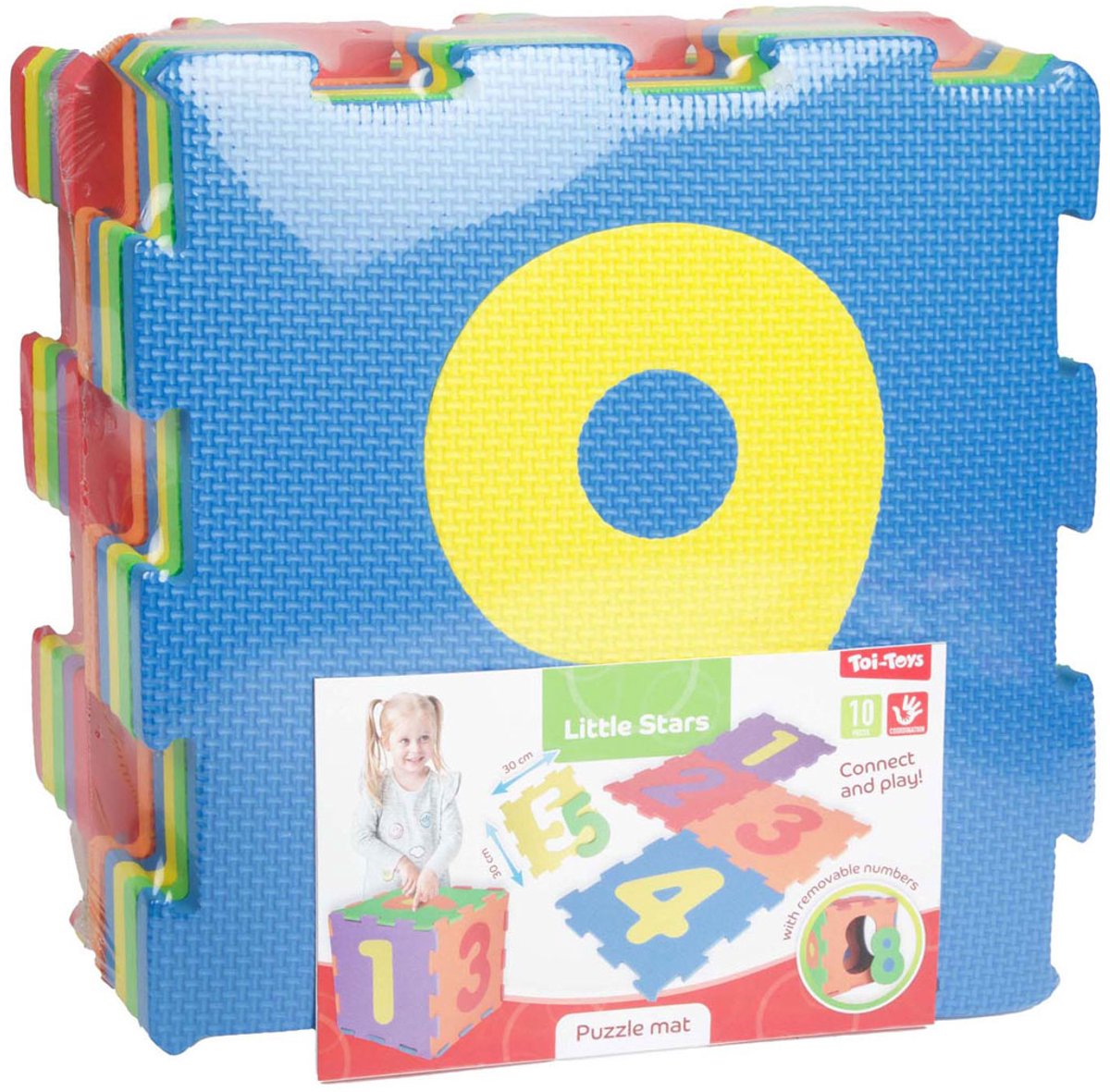 Foam Speelmat met Cijfers, 10st.
