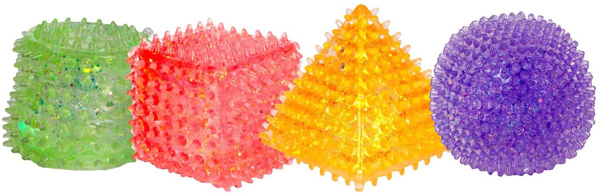 Fun Textuurknijpbal Geometric, 5cm