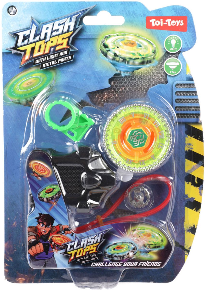 Metalen Tol Gyro Battle met Licht