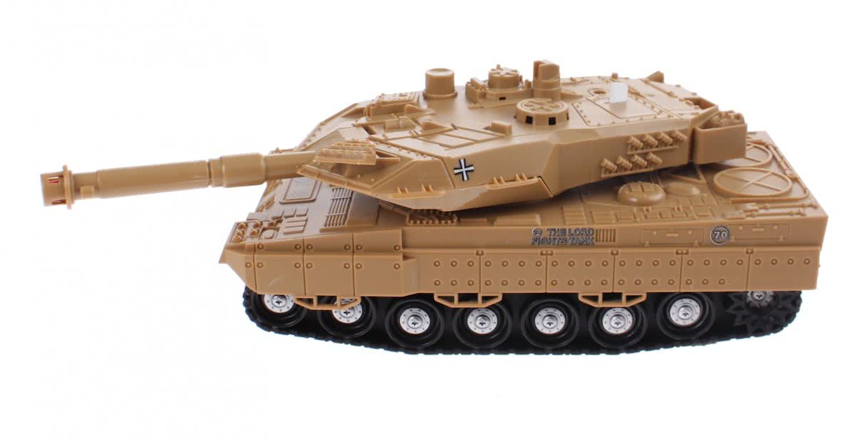 Toi-toys Army Gevechtstank Met Licht En Geluid Bruin 24 Cm