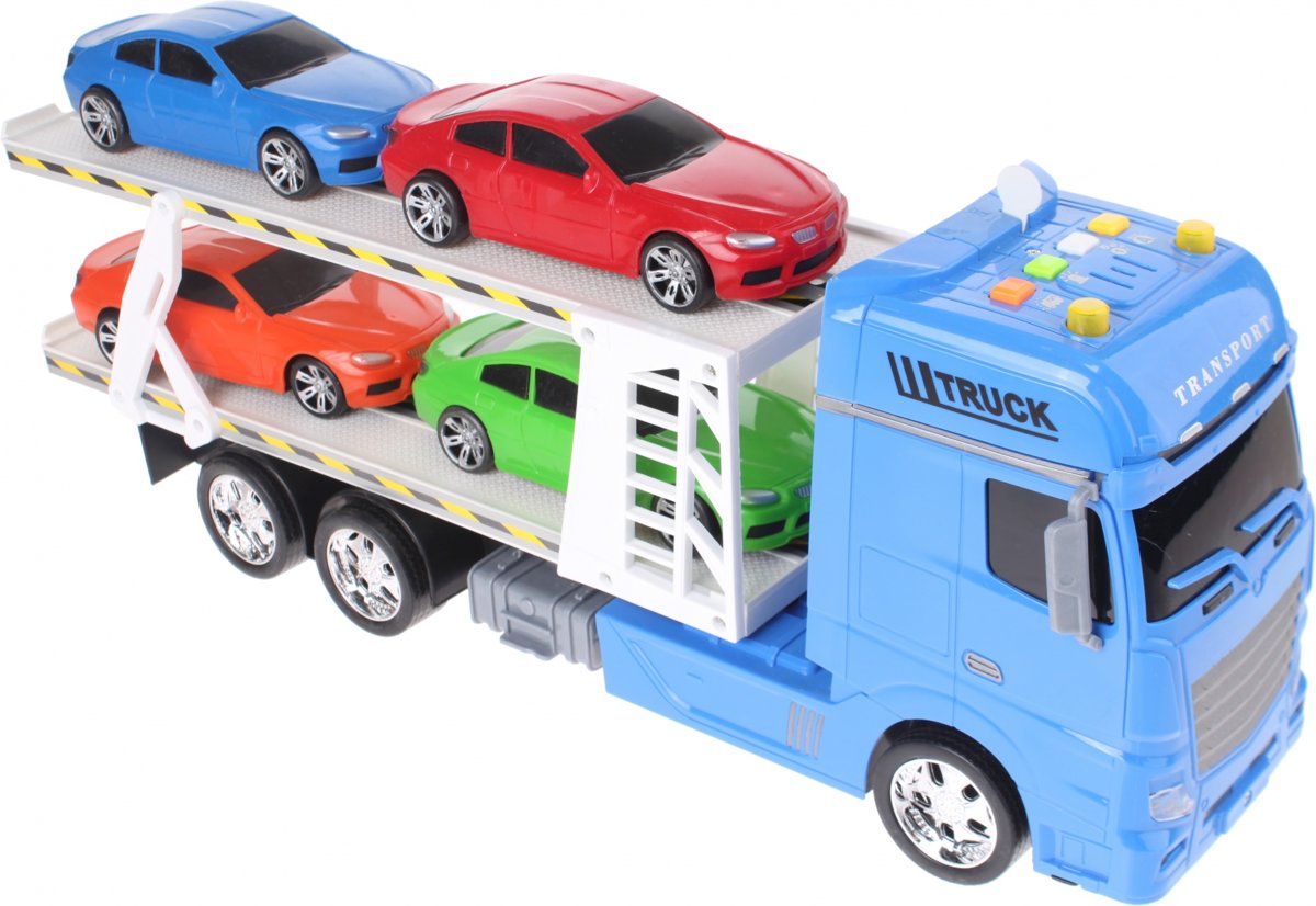 Toi-toys Autotransporter Met Licht En Geluid 44 Cm Blauw