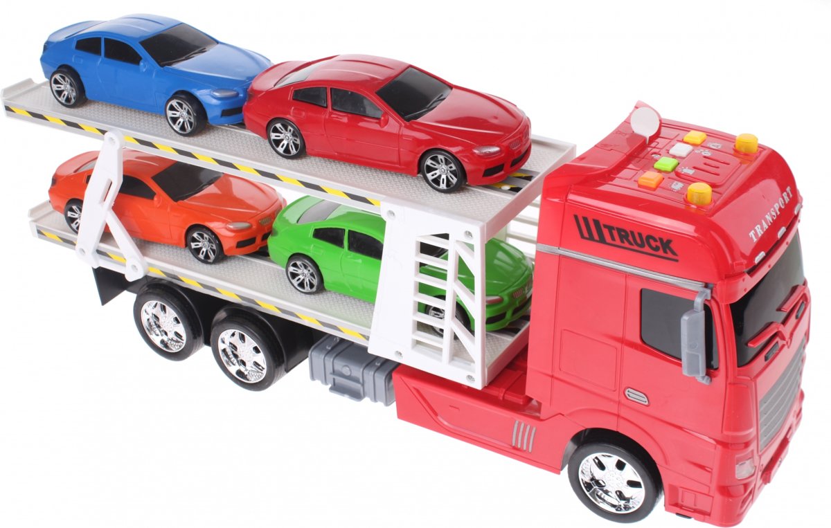 Toi-toys Autotransporter Met Licht En Geluid 44 Cm Rood