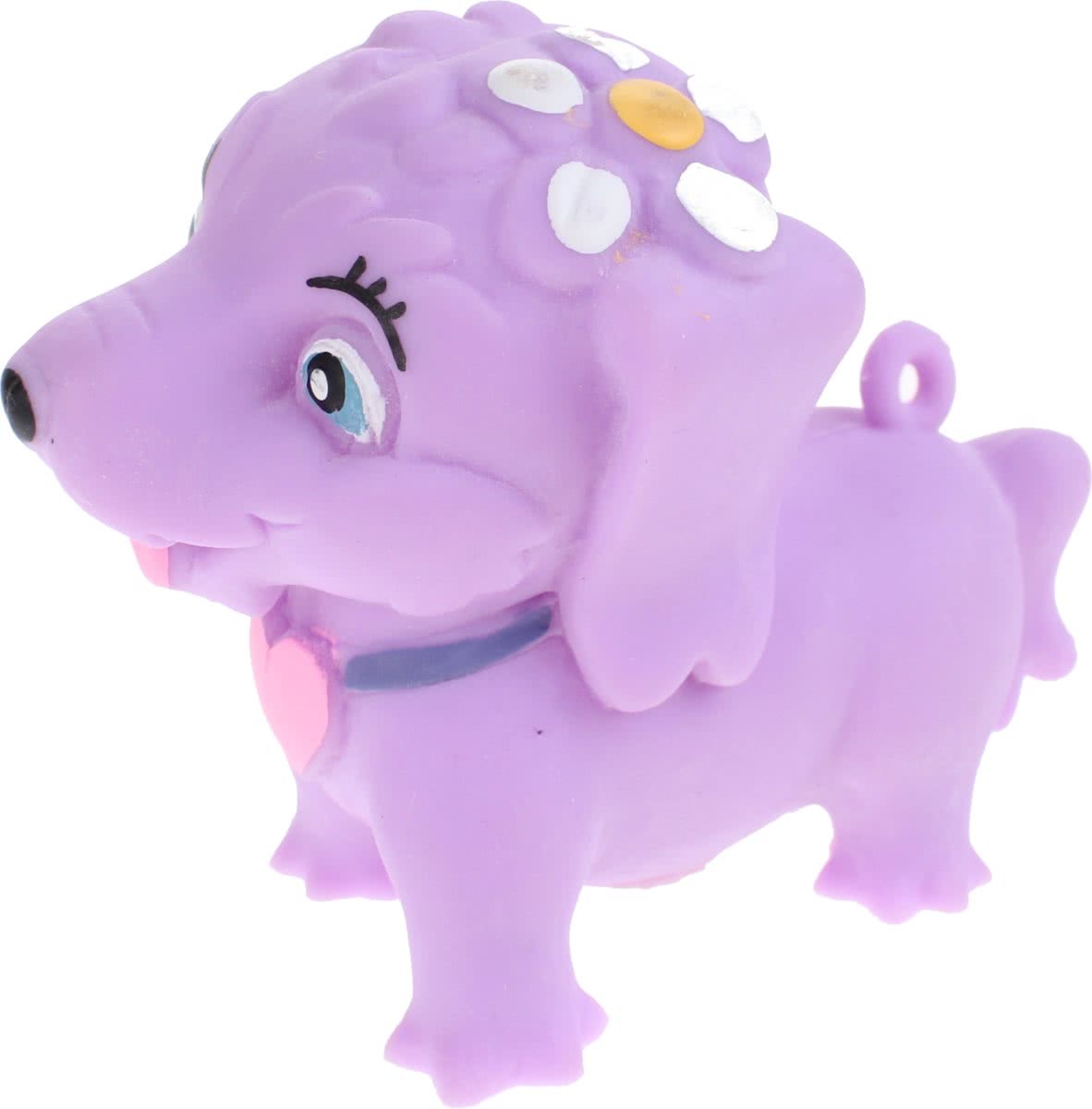 Toi-toys Elastisch Hondje Paars 12 Cm