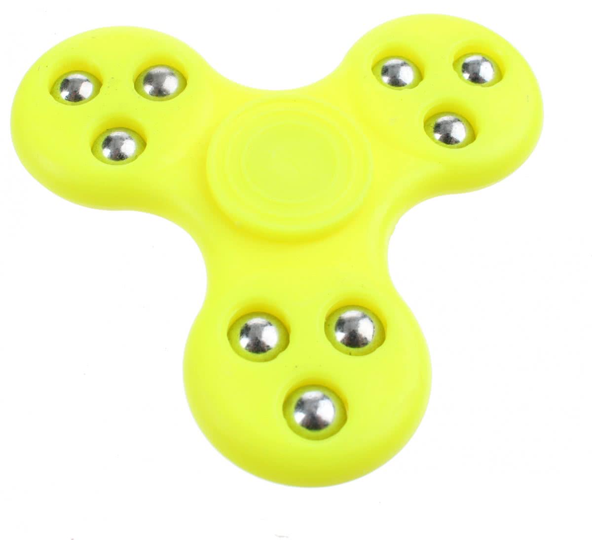 Toi-toys Fidget Spinner Geel 8 Cm