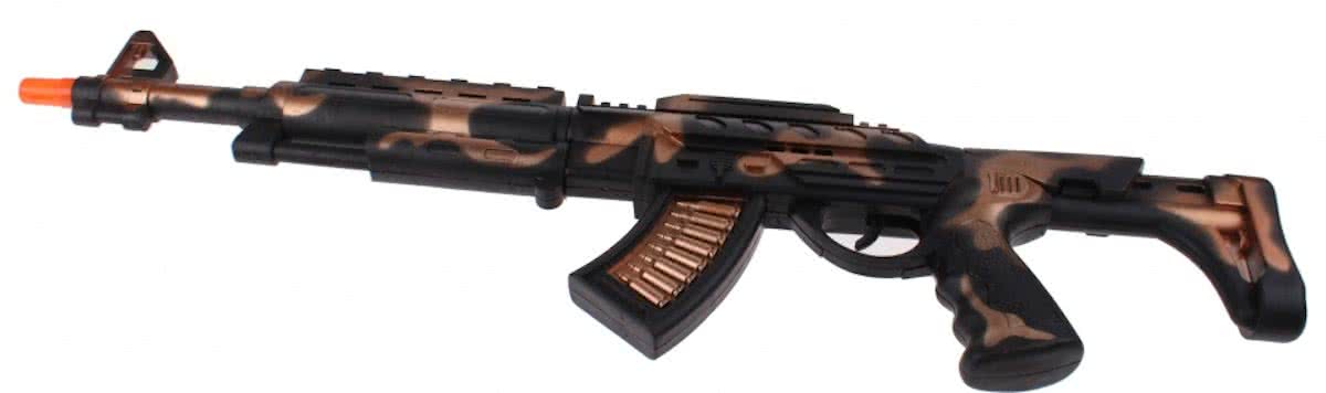 Toi-toys Geweer Ak-47 Met Geluid 60 Cm Zwart